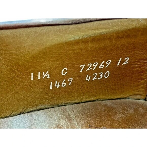 Allen Edmonds Mens Newport Brown‎ Leather Round Toe Slip On Dress Shoes Sz 11.5C - Picture 7 of 8